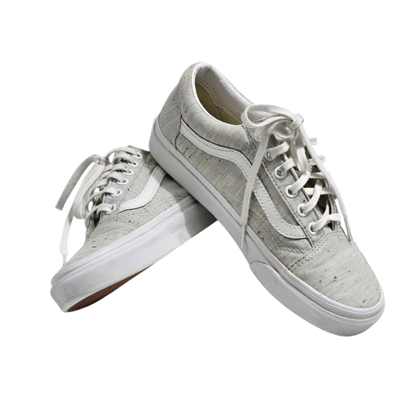 Vans Old Skool Jersey Grey & Speckled Skate Shoes Unisex Mens 5.5 women's 7 - Picture 2 of 8